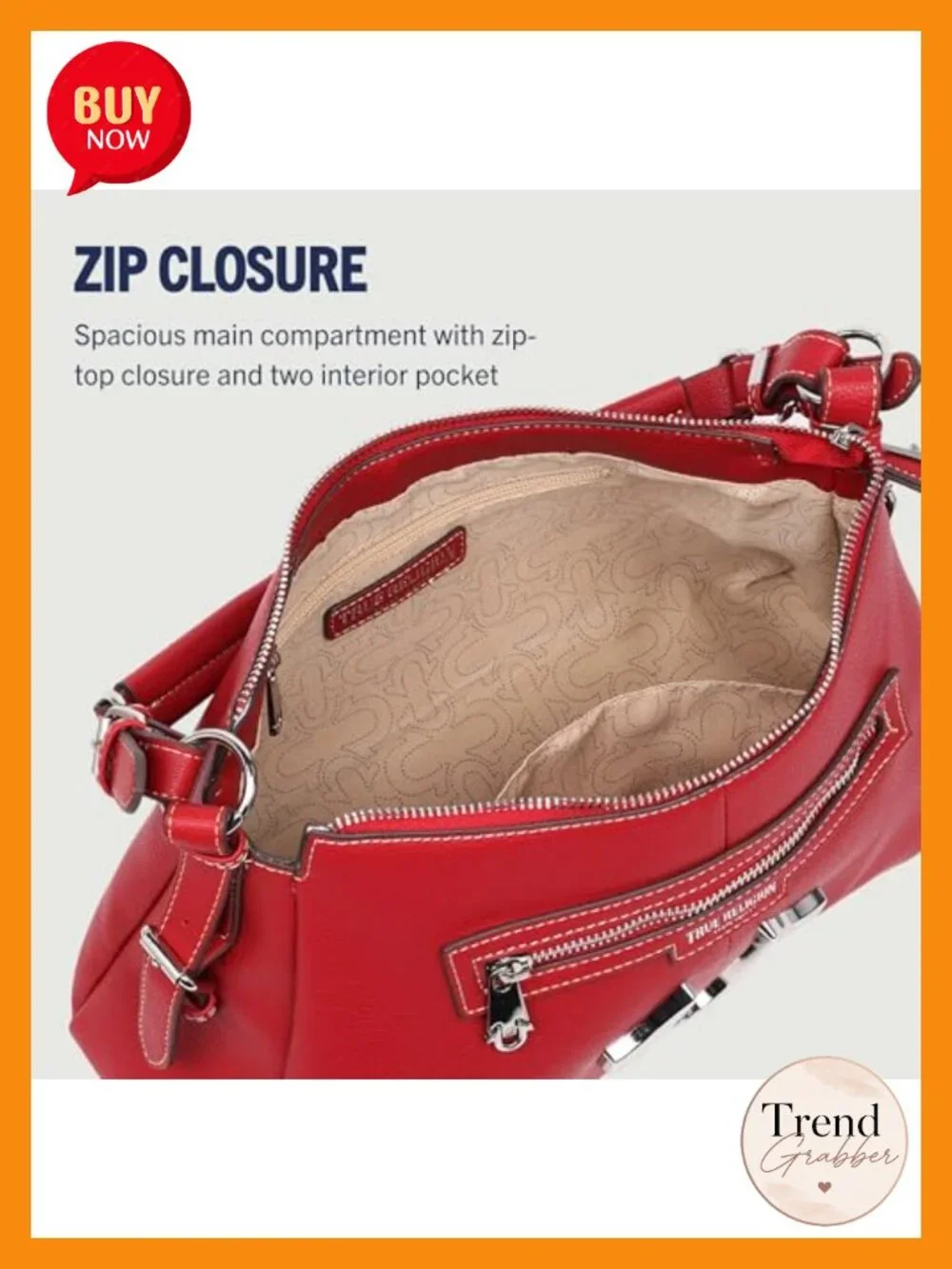 Structured Satchel Crossbody Bag with Adjustable Strap, Durable Polyester and